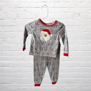 Mud Pie // Ho Ho Ho Santa Matching Christmas Pajama Set